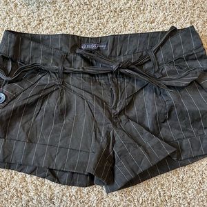 Guess Jeans Pinstripe Shorts with belt